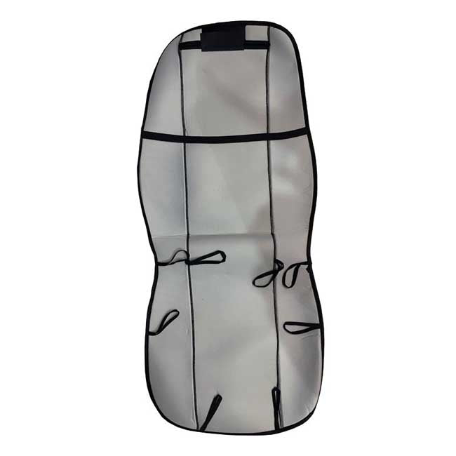 Super Fresh Terry Cloth Car Seat Covers Black-Red 2 Pieces