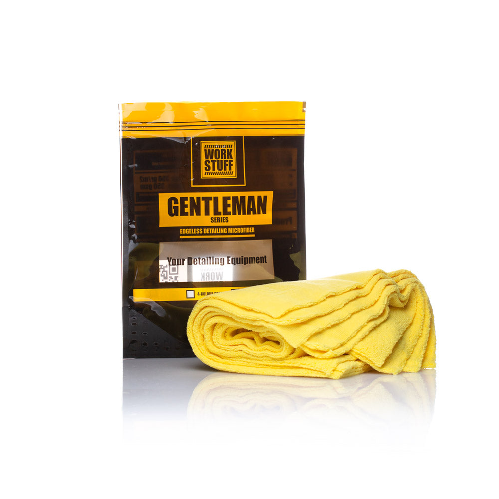 Work Stuff Gentleman Basic Πανί Μικροϊνών 350gsm Κίτρινο-Μωβ 40x40cm 5Τεμ