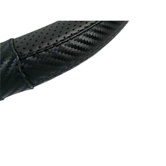 Κάλυμμα Τιμονιού Αυτοκινήτου Δερματίνη X-Treme Sport Μαύρο Medium 38cm