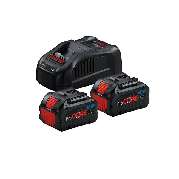 BOSCH Σετ Μπαταρίας – Φορτιστή STARTER-SET PC 18V 2×5.5Ah
