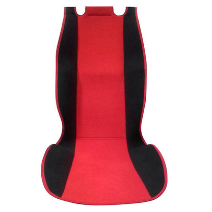 Super Fresh Terry Cloth Car Seat Covers Black-Red 2 Pieces