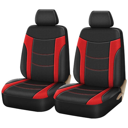 Super Sport All In One Car Seat Covers Black-Red Set 4 Pieces
