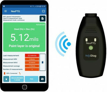 NexPTG Standard PLUS Paint Thickness Gauge