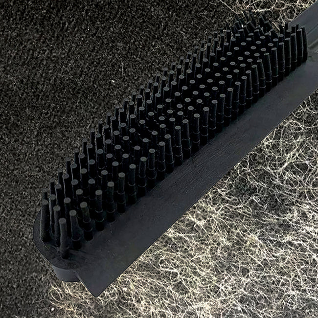Rubber Pet Hair Cleaning Brush / Silicone Window Squeegee 2in1 Feral Detailing