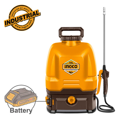Ingco 20V Li-Ion Battery Sprayer 16L