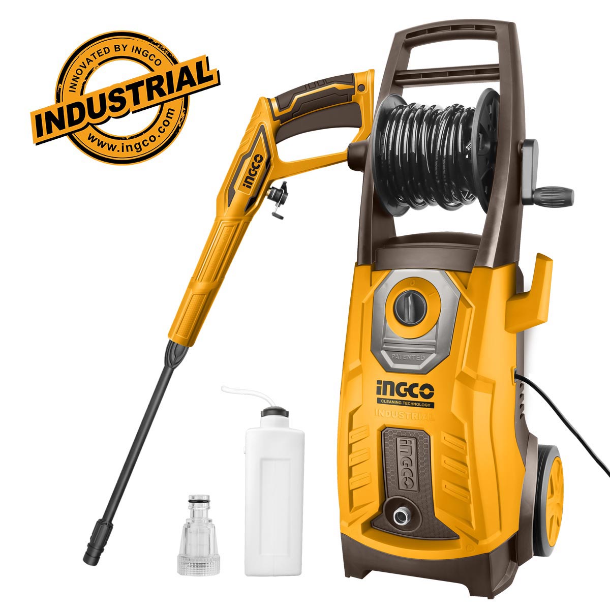 Ingco Πλυστικό Μηχάνημα Υψηλής Πίεσης 2500W 160bar HPWR25008