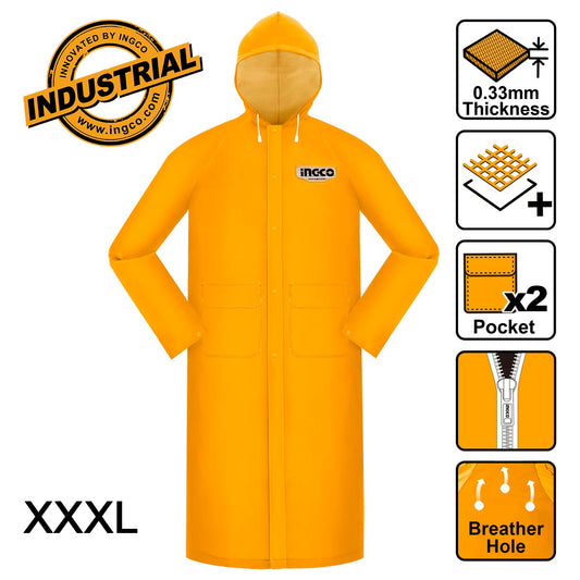 Ingco Waterproof Raincoat XXXL