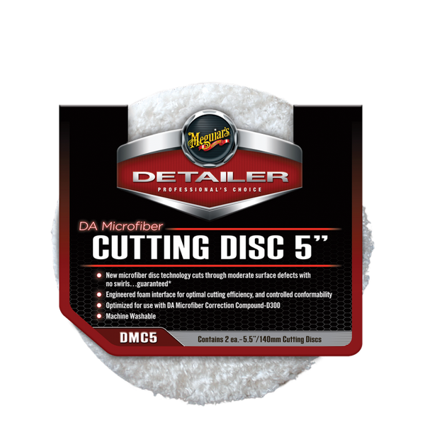 Meguiar’s 5″ 140mm Microfiber Cutting Discs, 2pcs