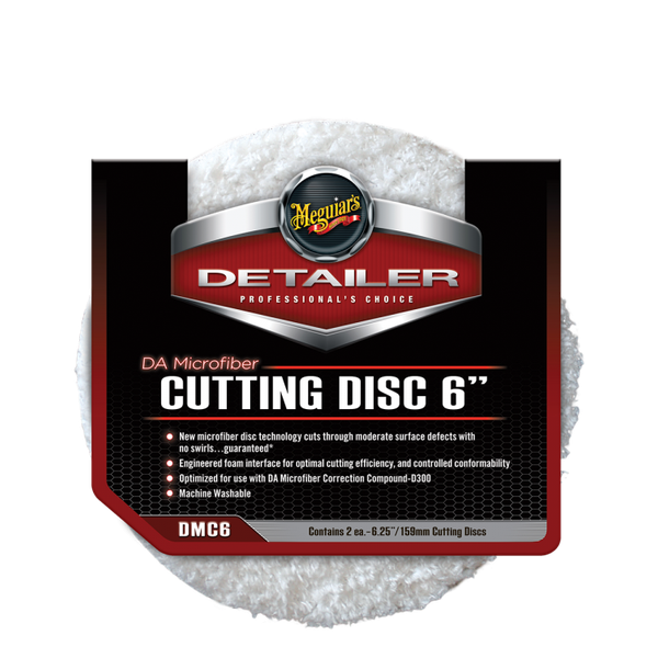 Meguiar’s Microfiber Cutting Discs 6″ 159mm 2pk