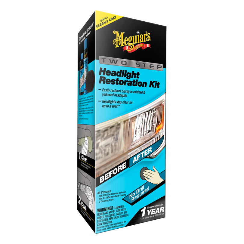 Meguiar's 2-Step Headlight Restoration Kit G2970EU
