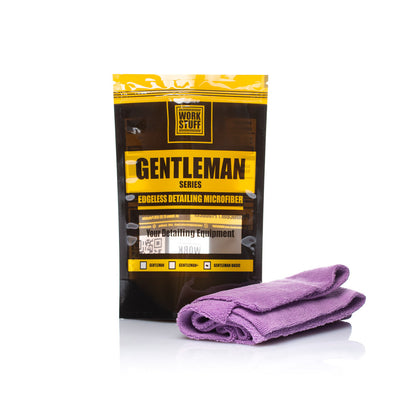 Work Stuff Gentleman Basic Πανί Μικροϊνών 350gsm Κίτρινο-Μωβ 40x40cm