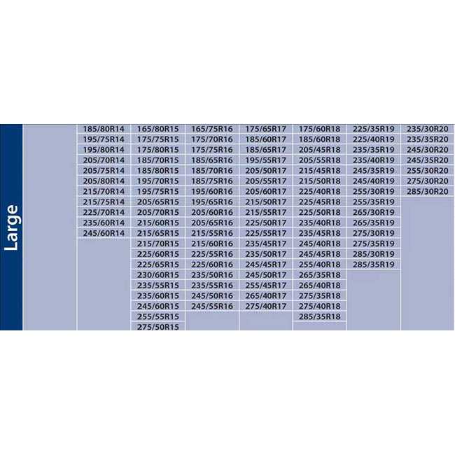 Snocks Αντιολισθητικό Πανί-Χιονοκουβέρτα Ελαστικών "Large" 2 Τεμάχια