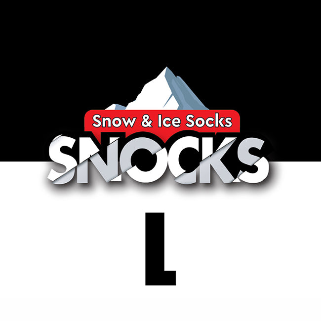 Snocks Αντιολισθητικό Πανί-Χιονοκουβέρτα Ελαστικών "Large" 2 Τεμάχια