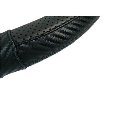 Κάλυμμα Τιμονιού Αυτοκινήτου Δερματίνη X-Treme Sport Μαύρο Medium 38cm