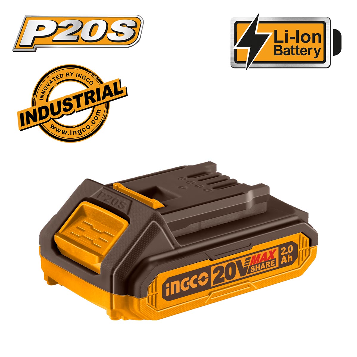 Ingco Μπαταρία 20V 2.0Ah Li-lon