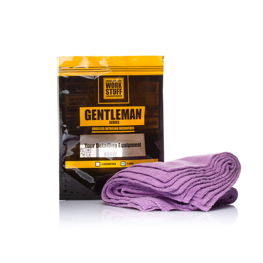 Work Stuff Gentleman Basic Πανί Μικροϊνών 350gsm Κίτρινο-Μωβ 40x40cm 5Τεμ