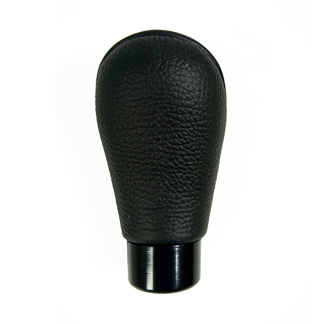 Leather Oval Gear Shift Knob With Rubber