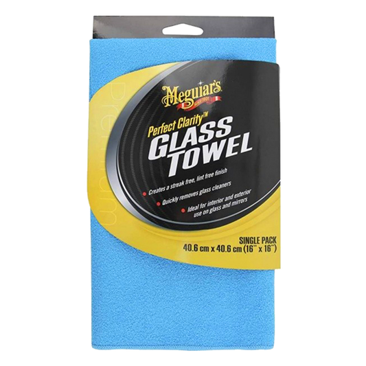 Meguiar's Perfect Clarity Glass Towel Συνθετικό Πανί Γυαλίσματος / Στεγνώματος για Τζάμια Αυτοκινήτου 40.6x40.6cm
